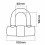 (black) Oxford HD MAX Security disc lock 4