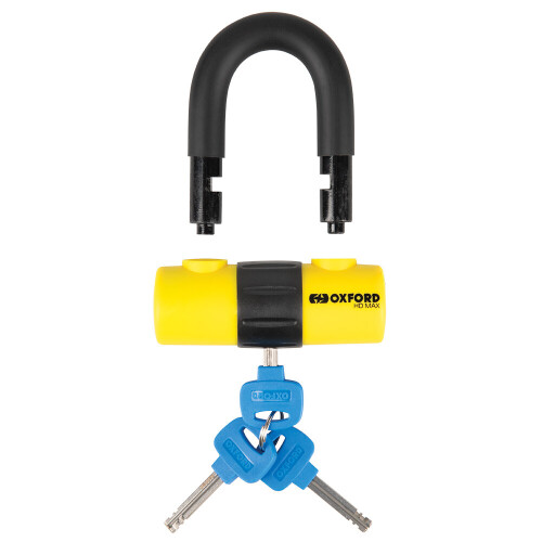 (yellow) Oxford HD MAX Security disc lock