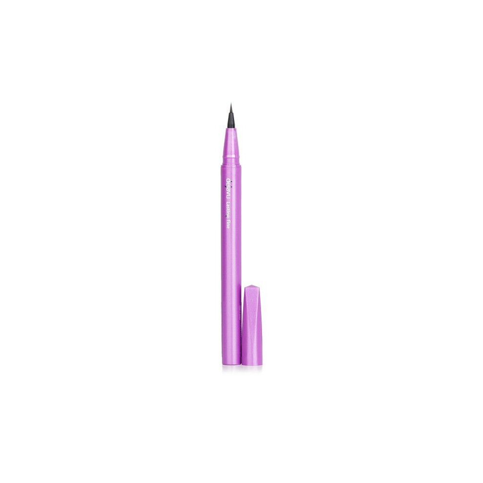 Dejavu Lasting Fine E Short Brush Liquid Eyeliner - #1 Deep Black - 0.52Ml