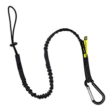 BearTOOLS Safety Lanyard, 90cm, Spring Lock, Black 1 Pack