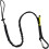 BearTOOLS 3 Foot Black Safety Lanyard 1 Pack 1