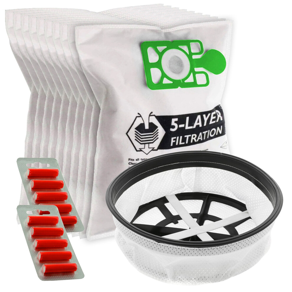Spares2go Bags, Filter And Fresheners Kit Compatible With Numatic Henry