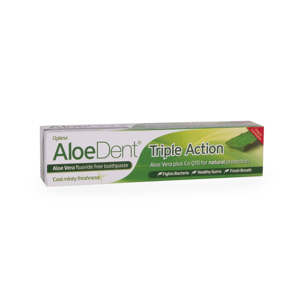 Aloe Dent Fluoride-free Triple Action Toothpaste 100ml from OptimaÂ®