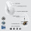 Logitech Ratón vertical - Logitech - Lift for Business - Ergonómico - Bluetooth - 6 botones 6