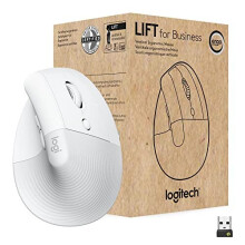 Mouse verticale - Logitech - Lift for Business - Ergonomica - Bluetooth - 6 pulsanti