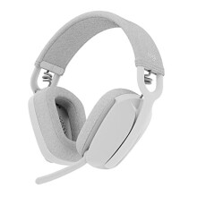 Logitech Zone Vibe 100 Lightweight Wireless Over-Ear Headphones with Noise-Cancelling Microphone, Advanced Multipoint Bluetooth Headset, Works with