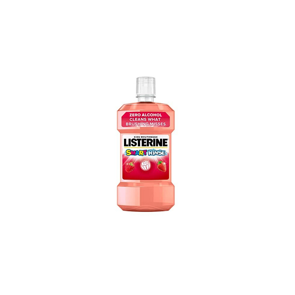 Listerine Smart Rinse Mild Berry Mouthwash 500 Ml (Pack Of 1)