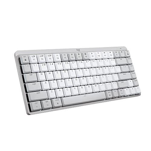 Logitech Logitech MX Mechanical Mini for Mac Wireless Illuminated Keyboard, Low-Profile Performance Switches, Tactile Quiet Keys, Backlit, Bluetooth, USB-C,