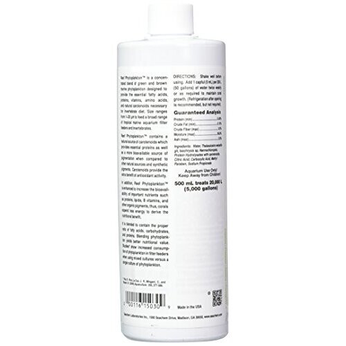 Seachem Reef Phytoplankton, 500 mL / 16.9 fl. oz. 1