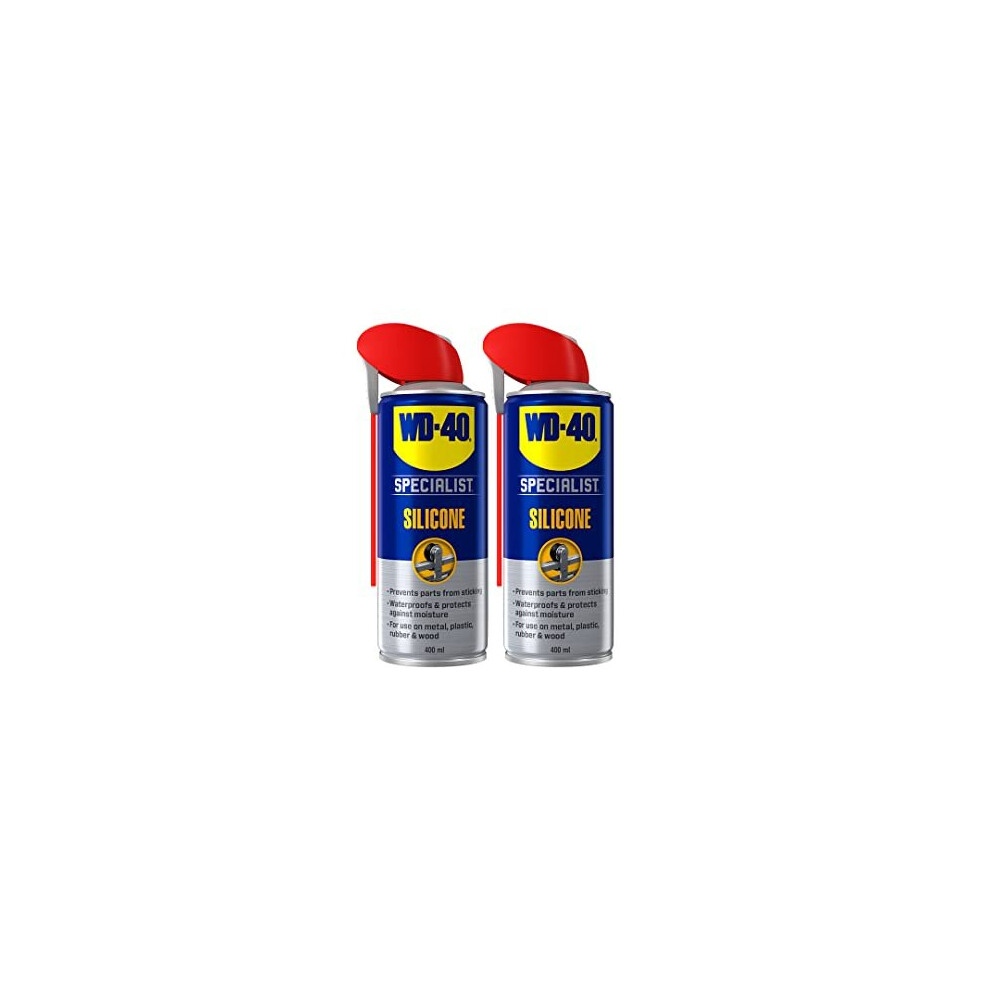 WD-40 Specialist Silicone Lubricant 400ml Twin Pack