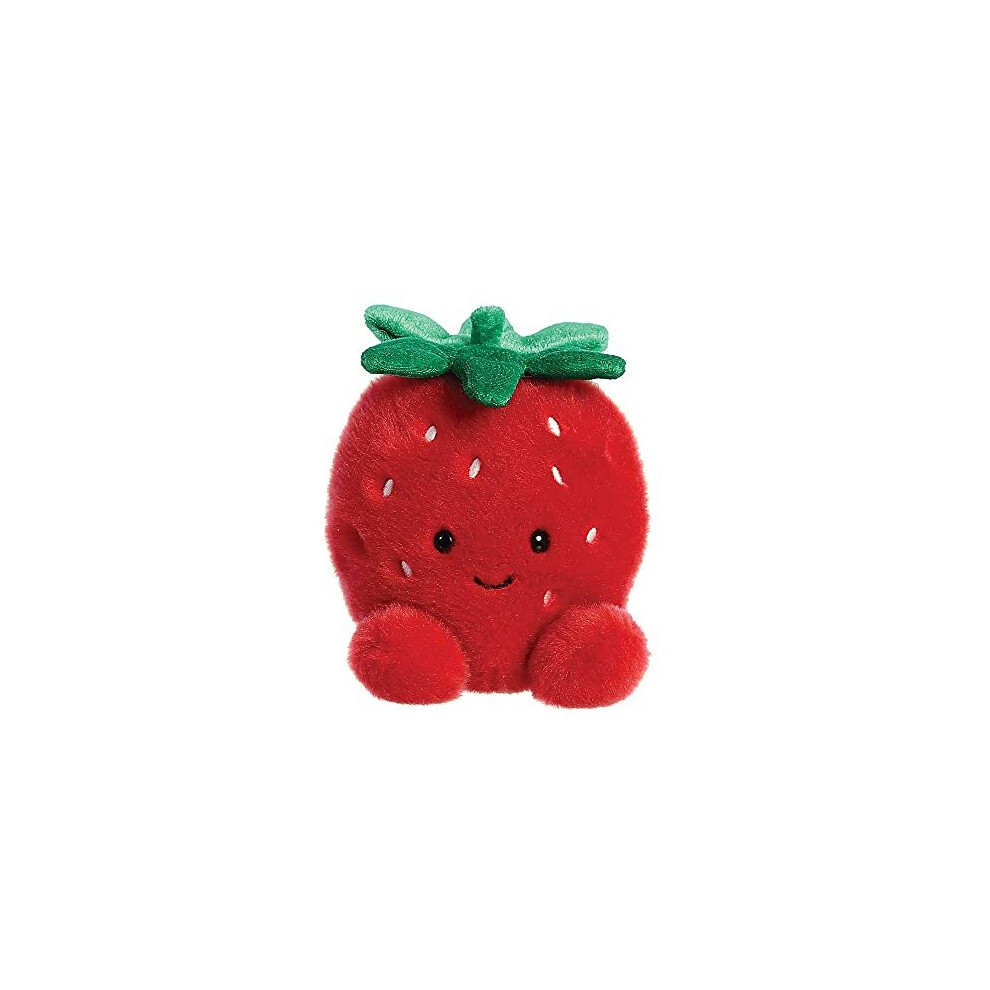 Aurora World Aurora, 33573, Palm Pals Juicy Strawberry 5In, Soft Toy, Red