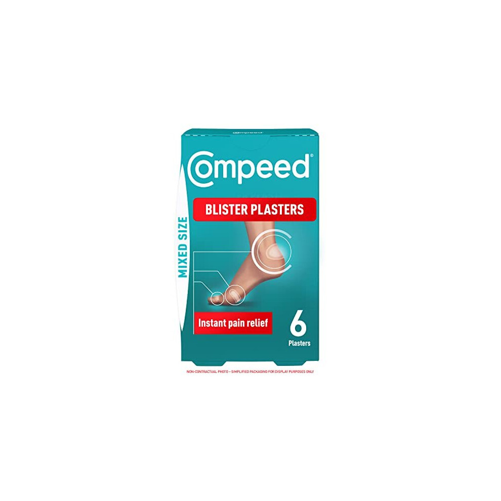 Compeed Mixed Size Blister Plasters, Pack of 6