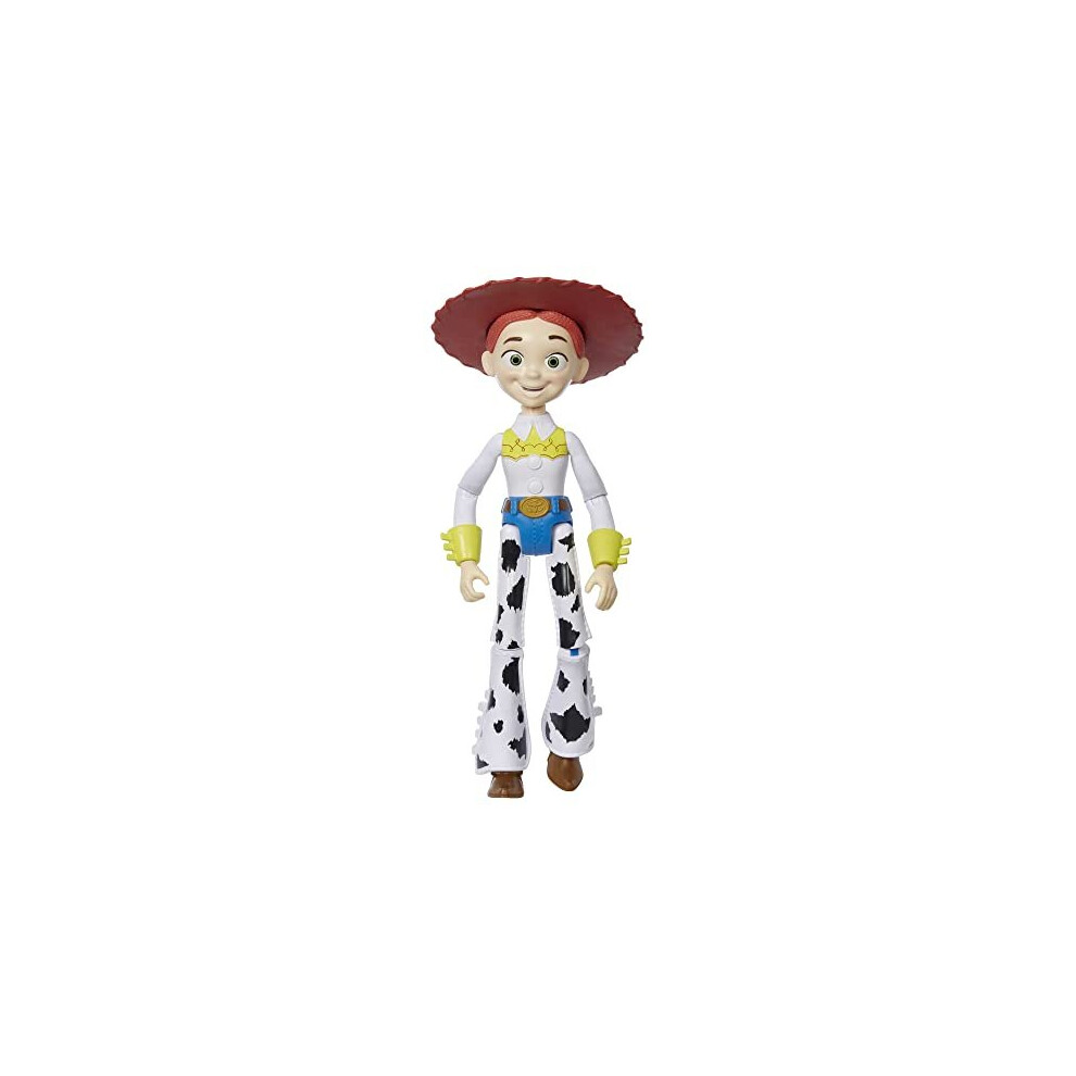 Disney Pixar Toy Story Jessie Figure - Posable Cowgirl Doll with 13 Movable Joints - True-to-Movie Detail - Collectible - 12&quot Tall - Gift for Kids