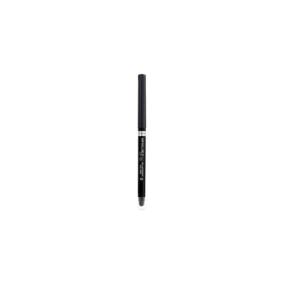 L'Oréal Paris Gel Eyeliner, Intense Long-lasting Colour, Semi Permanent, Infallible Grip 36H Gel Automatic Eyeliner, Intense Black