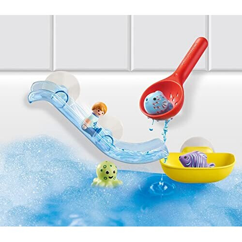 PLAYMOBIL Playmobil 1.2.3 Aqua Νεροτσουλήθρα με Θαλάσσια Ζώα 1
