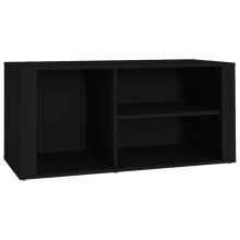 (Black) vidaXL Shoe Cabinet Engineered Wood Home Shoe Storage Organiser Multi Colours