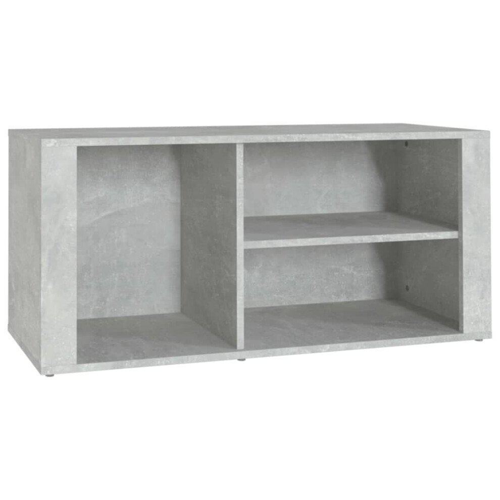 (Concrete grey) vidaXL Shoe Cabinet Engineered Wood Home Shoe Storage Organiser Multi Colours