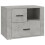 VidaXL (Concrete grey) vidaXL Bedside Cabinet Engineered Wood End Table Nightstand Multi Colours 2