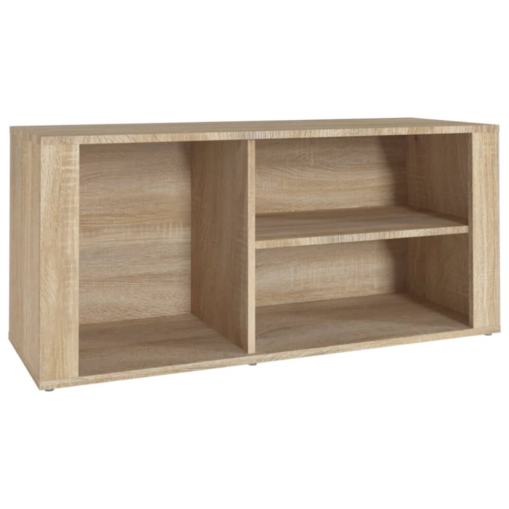 Vidaxl (Sonoma Oak) Shoe Cabinet Engineered Wood Home Shoe Storage Organiser Multi Colours