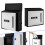 AREBOS AREBOS Modern Design Letterbox Graphite Wall Mailbox Post Box 1