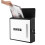 AREBOS AREBOS Modern Design Letterbox Graphite Wall Mailbox Post Box 10