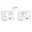 VidaXL (White) vidaXL Bedside Cabinet Engineered Wood End Table Nightstand Multi Colours 9