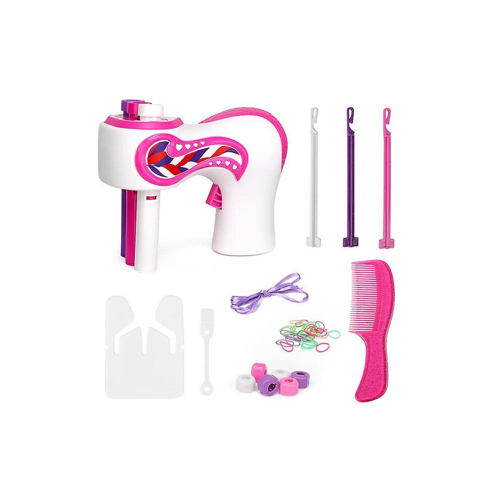 Hair Twisting Tool Three-piece Electric Braiding Device Roller Hair Braider For Grils