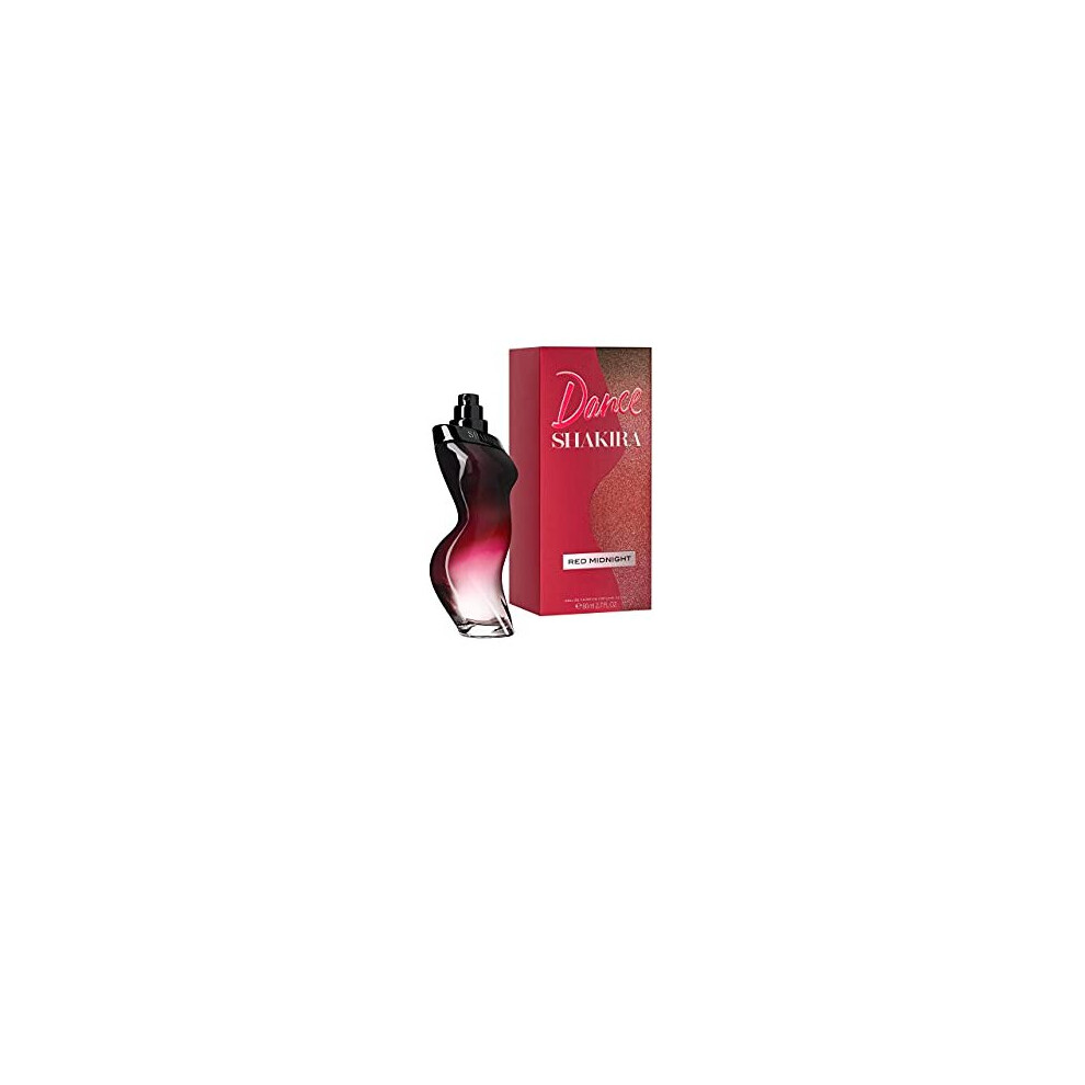 Shakira Perfumes - Dance Red Midnight by Shakira for Women - Long Lasting - Sexy, Elegant and Femenine Fragance - Sweet and Bold Notes - Ideal for Day