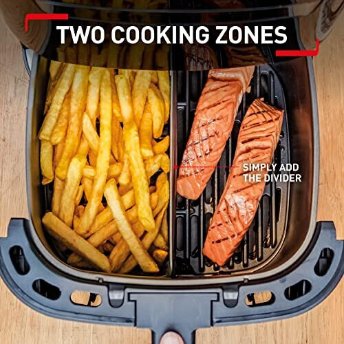 Tefal EasyFry XXL 2-in-1 Digital Air Fryer & Grill, With Draw Divider ...