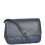 Womens Navy Leather Shoulder Messenger Handbag Ada 1