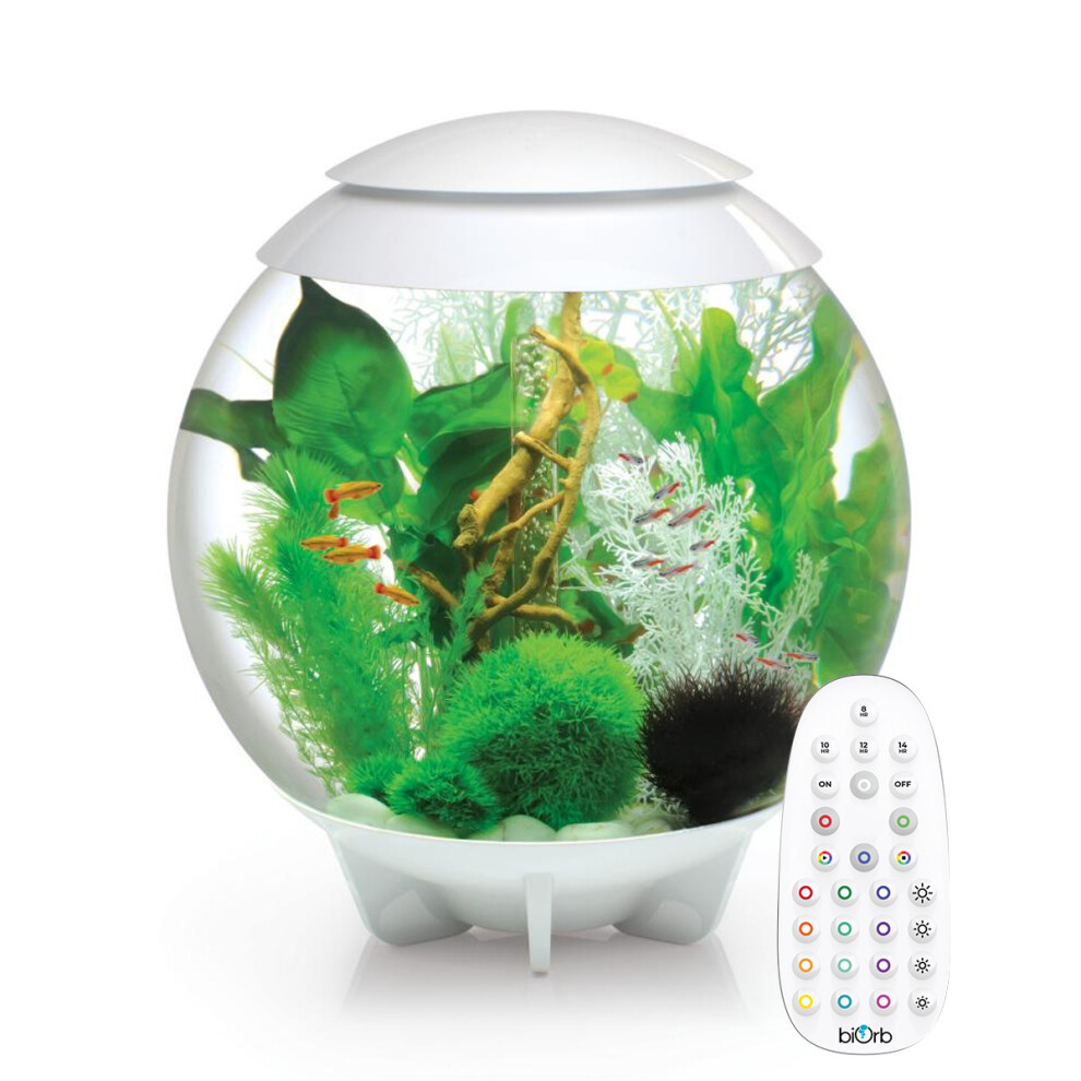 Biorb Halo 60L Aquarium In With Mcr Led Lighting White