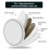 (600x600mm) Round Led Illuminated Wall Bathroom Mirror 7