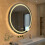 (600x600mm) Round Led Illuminated Wall Bathroom Mirror 4