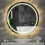 (600x600mm) Round Led Illuminated Wall Bathroom Mirror 1