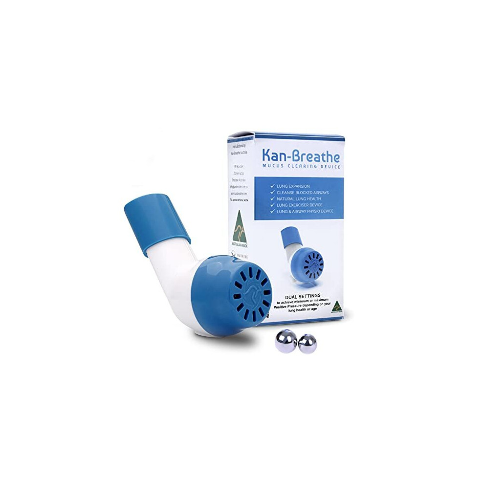 Natural Lung Exerciser & Mucus Removal Device - Naturally Clear Mucus From Airways & Improve Lung Capacity With This OPEP Respiratory Breathing