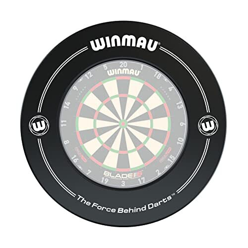 winmau WINMAU Printed Black Dartboard Surround