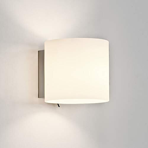 Astro Astro Interior Wall Light, E14 (Small Edison Screw), White Glass 1