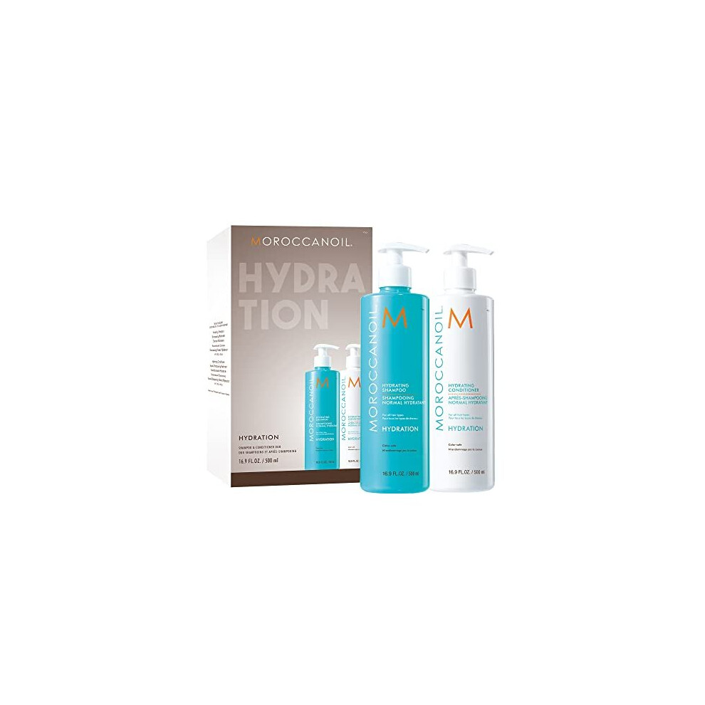 Moroccanoil Hydrating 500ml Shampoo and Conditioner Set