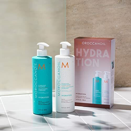 Moroccanoil Moroccanoil Hydrating 500ml Shampoo and Conditioner Set 2