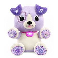 LeapFrog Pal Scout Smarty Paws | Soothing & Sensory Cuddly Toddler Toy with Lights & Music | Suitable for Ages 6 - 36 Months | Violet