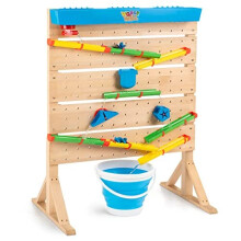 Playhouse Water Wall, Kids Educational Toy for Boys and Girls, Children's Playset for Hand Eye Coordination and Fun, Ages 3+ Multi-coloured