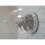 SILVER GLITTER UNICORN DOME BAUBLE 1