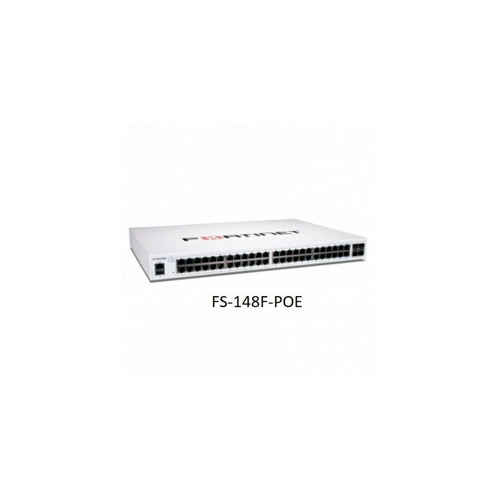 Photos - Switch Fortinet FortiSwitch FS-148F-POE Secure managed Gigabit 48 port 