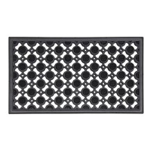 LSC Rubber Door Mat Non Slip Heavy Duty Welcome Doormats For Indoor & Outdoor Super Absorbent Dirt Scraper Outdoor Mat for Entrance Circle Design