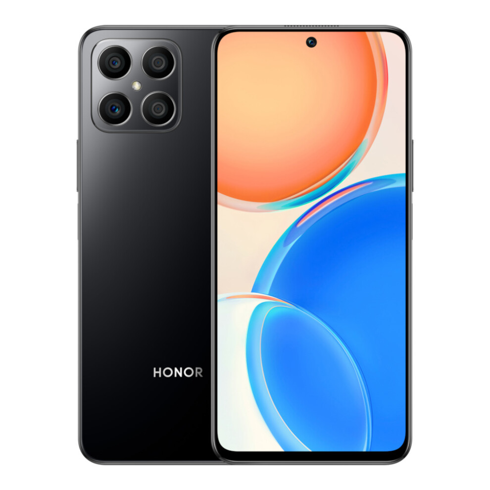Honor X8 - Uk Model - Dual Sim - Midnight Black - 128Gb - 6Gb Ram