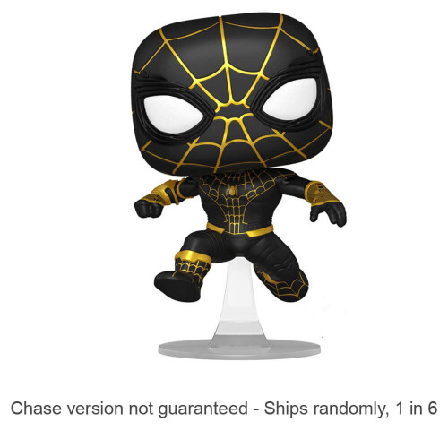 Spiderman SpiderMan on Black Suit Unmasked US Exclusive Pop! Vinyl