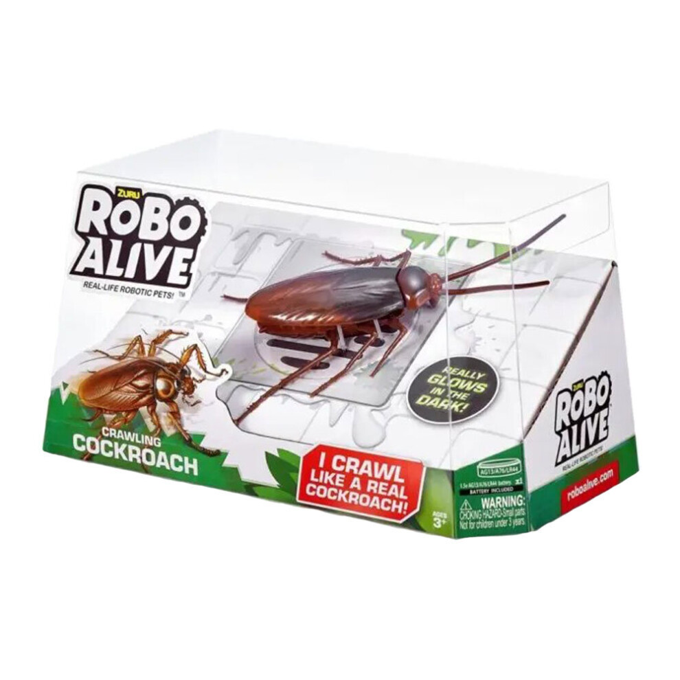 Robo Alive Glow In The Dark Crawling Cockroach