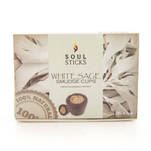 Soul Sticks Incense Cup Set of 6 (White Sage) 2