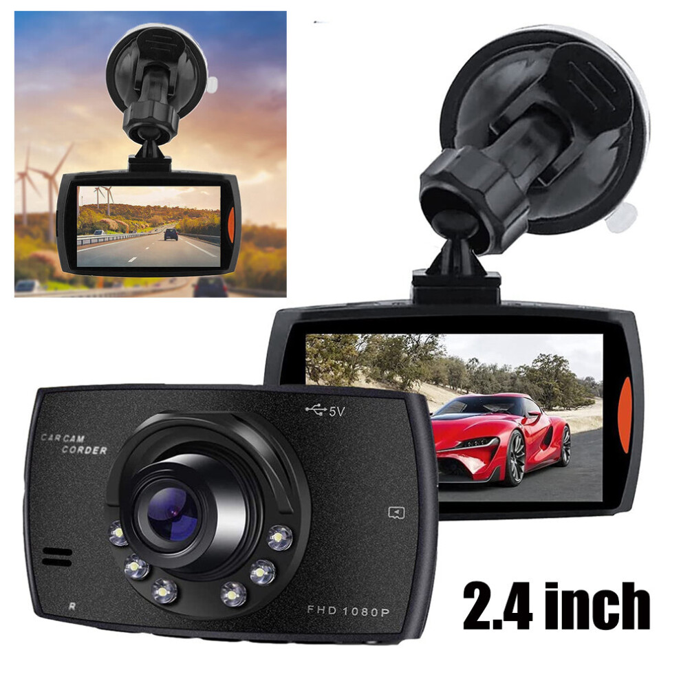 2.4-inch Car DVR HD 1080P Front Camera Dash Cam Recorder Night Vision