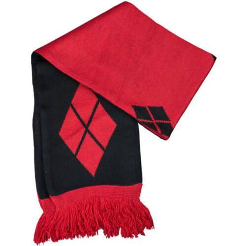 Batman Batman Harley Quinn Diamond Pattern Scarf